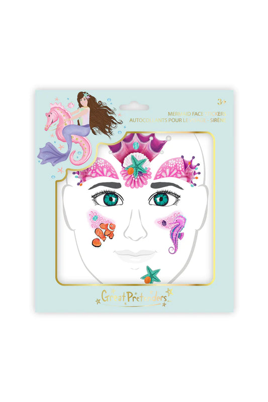 Mermaid Face Stickers