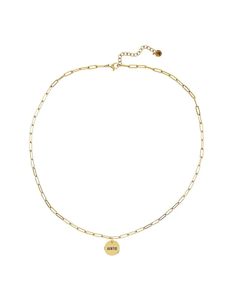 Link Necklace Jewelry - Auntie
