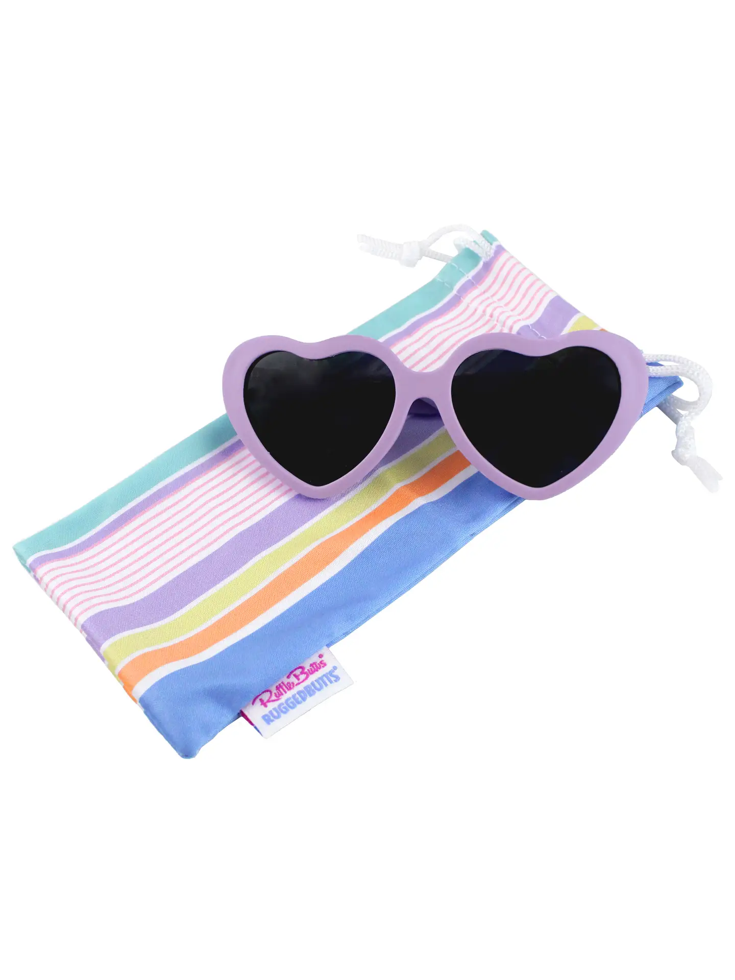 Lavender RuffleButts X Roshambo Heart Sunglasses