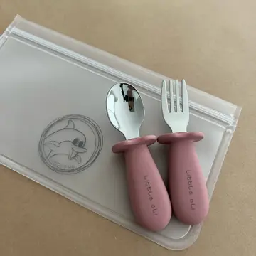 Silicone and Stainless Steel Cutlery Set