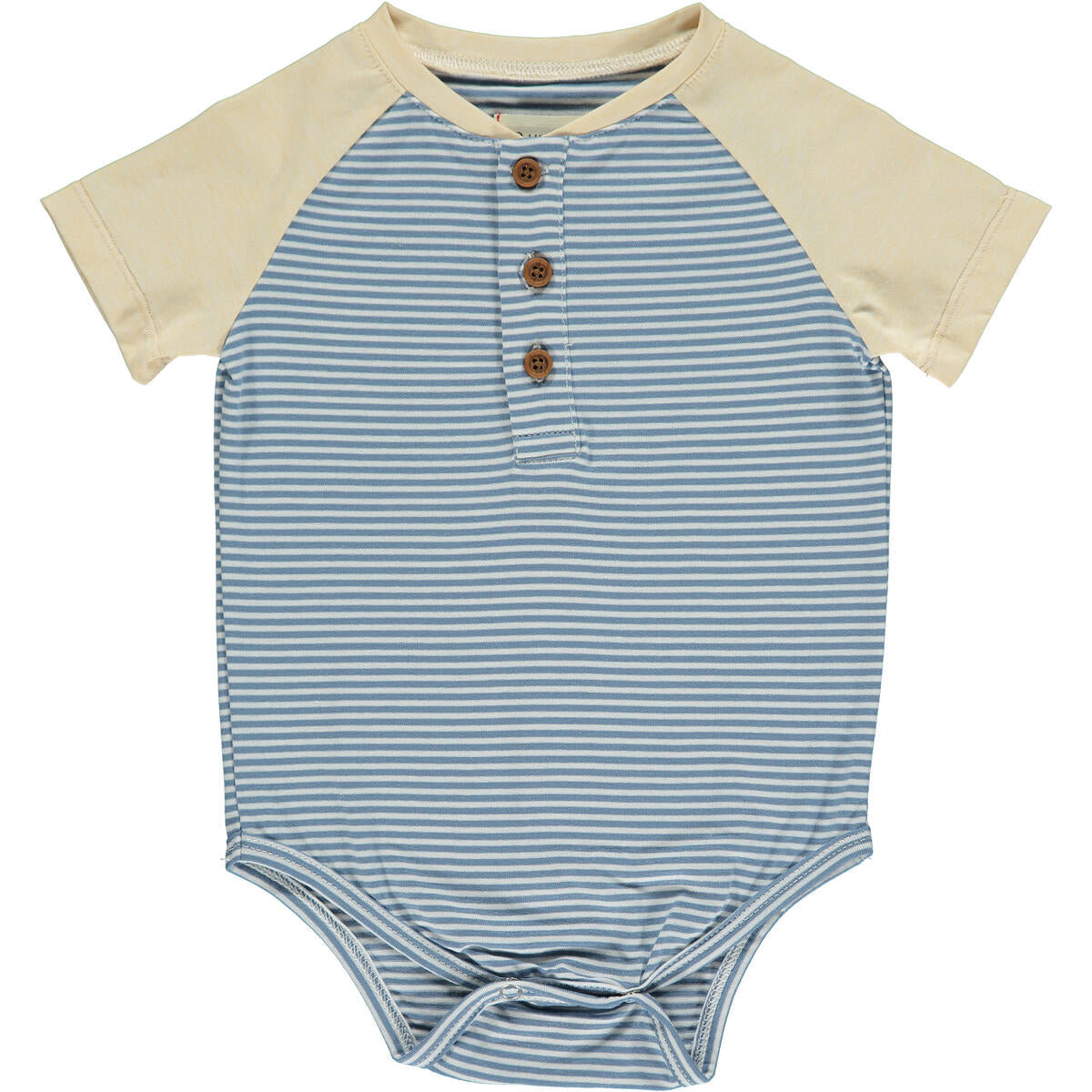 League Henley Raglan Onesie