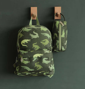 Little kids backpack: Crocodiles, alligators