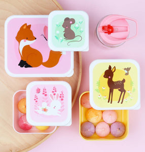 Lunch & snack box set: Forest friends