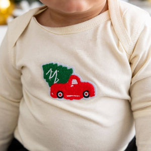 Christmas Truck Patch Bodysuit