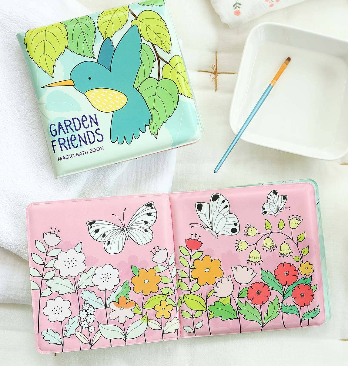 Magic bath book: Garden Friends