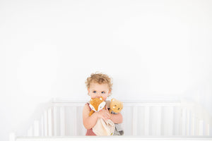 Bear Organic Cotton Muslin Lovey