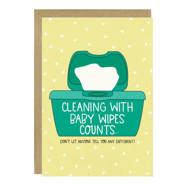 Baby Wipes Baby Card