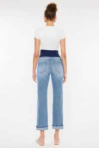 Kan Can USA Maternity Boyfriend Jeans