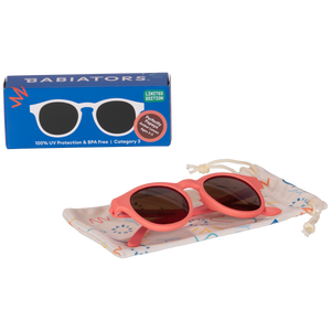 Kids Perfect Papaya Keyhole Sunglasses with Amber Lens