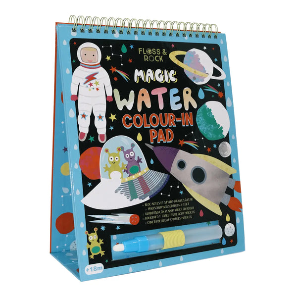 Floss & Rock® Magic Colour Changing Watercard Easel and Pen - Space
