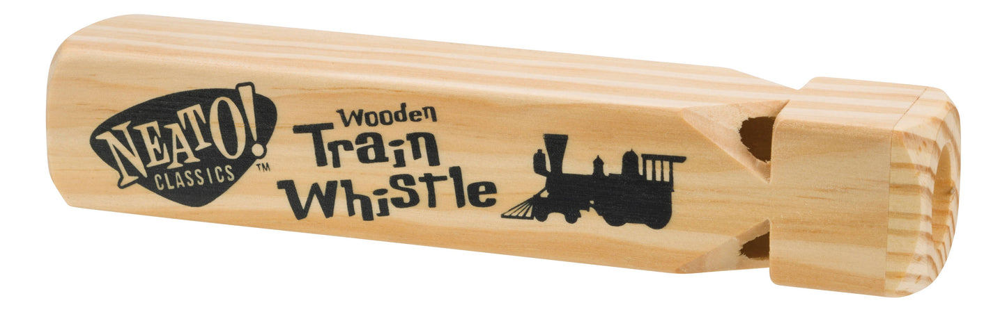 Neato! 7.5" Classic Wooden Train Whistle