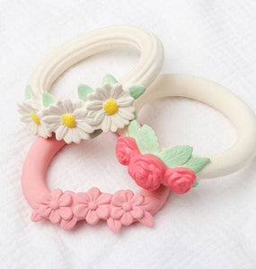 Teething ring: Rose bud