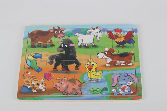 Farm Yard Wooden Puzzle