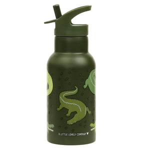 Kids stainless steel drink/ water bottle: Crocodiles