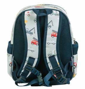 Kids backpack insulated front compartment: Vehicles, cars