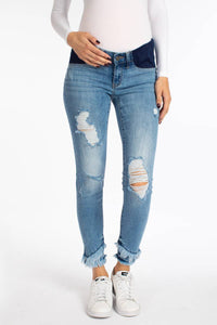 Maternity Light Wash Denim