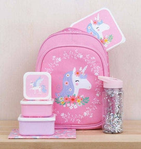 Lunch & snack box set: Unicorn