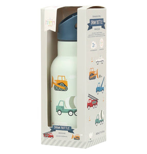 Kids stainless steel drink/water bottle: Vehicles, Cars