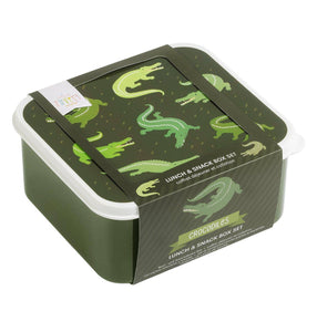 Lunch & snack box set: Crocodiles, Alligators