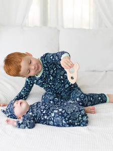 Blast Off Bamboo Long Sleeve Pajama Set