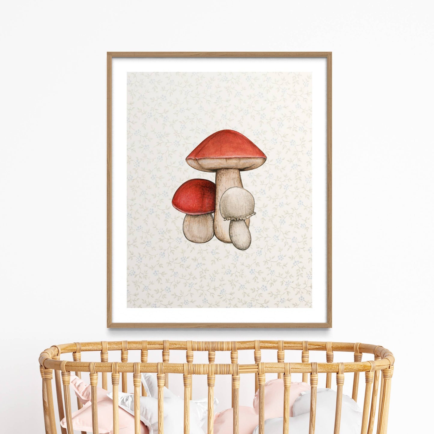 8x10 Fungi Vintage Art Print