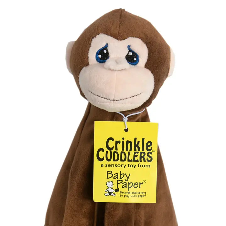 Crinkle Cuddler Gift Set- Monkey