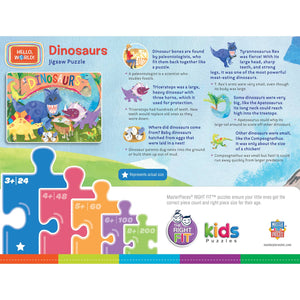 Hello, World! - Dinosaurs 24 Piece Puzzle