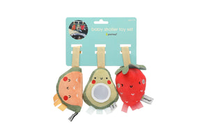 Stroller Toy Set of 3, Fruit