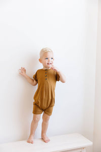 Owen Romper: Newborn-3 Month