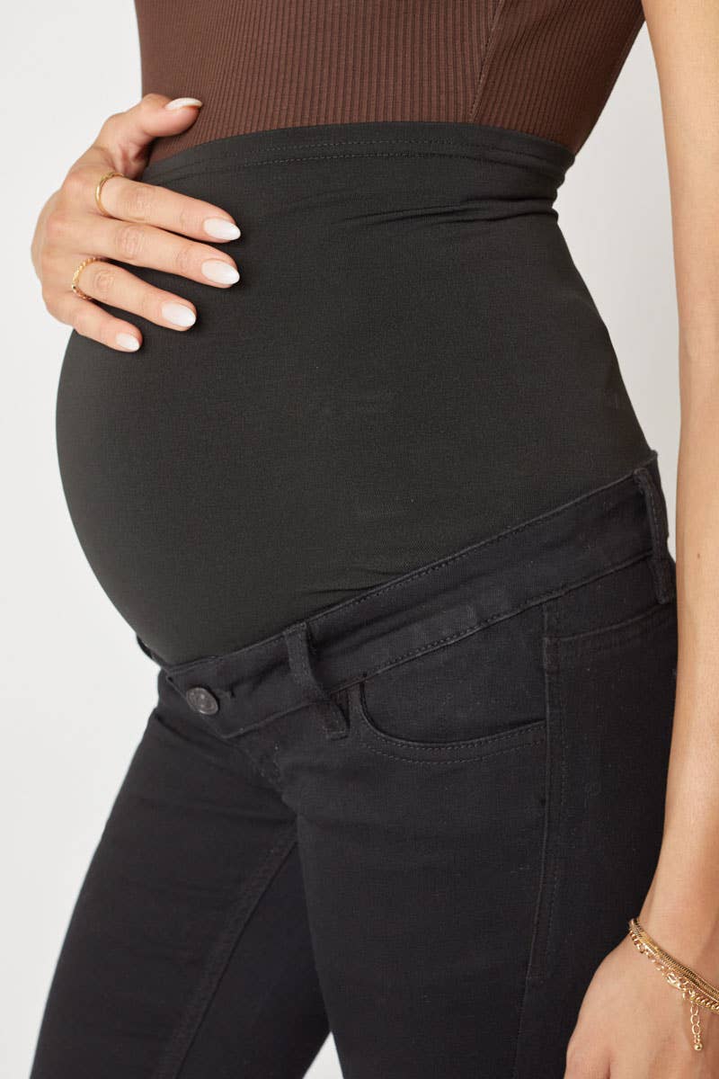 Kan Can USA Maternity Black Denim