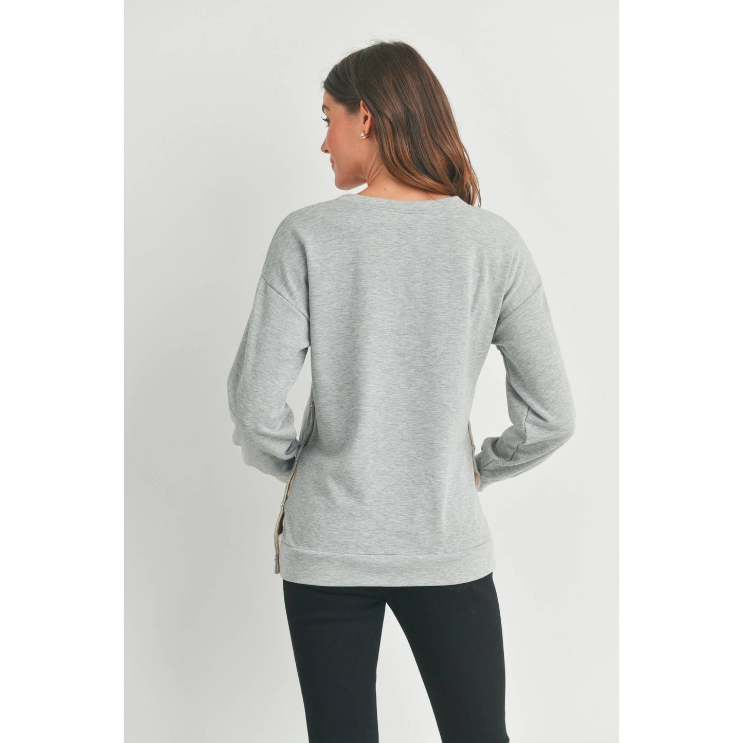 Mama Crewneck Nursing Pullover Sweatshirt