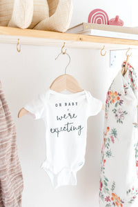 "Oh Baby We're Expecting" Pregnancy Announcement Onesie