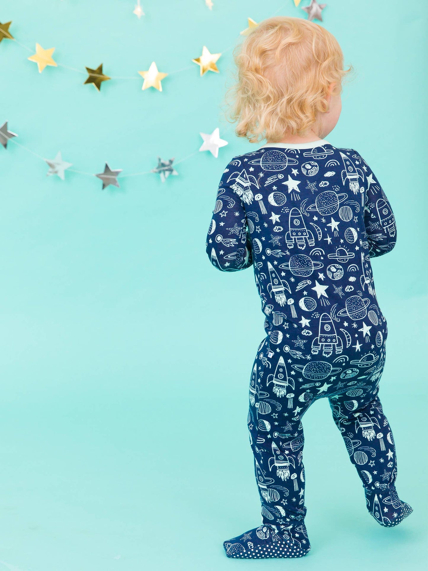 Blast Off Bamboo Footed Pajama