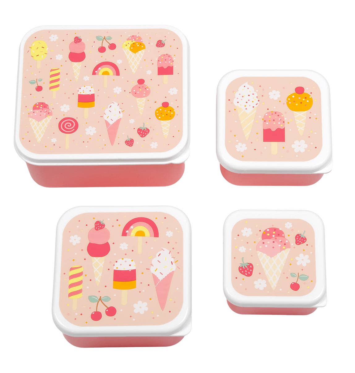 Lunch & snack box set: Ice-cream