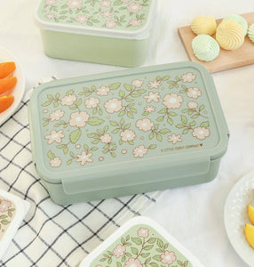 Bento lunch box: Blossoms - sage