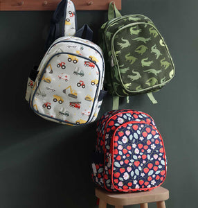 Kids backpack insulated front compartment: Vehicles, cars