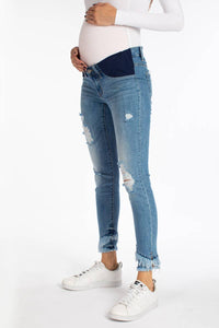 Maternity Light Wash Denim