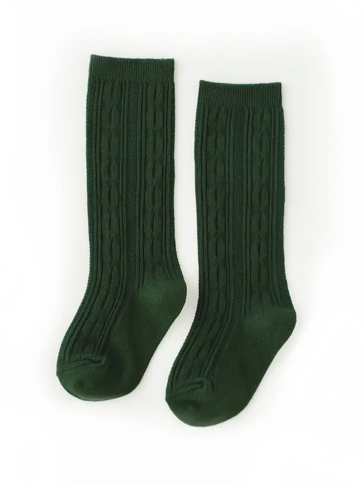 Forest Green Knee High Socks