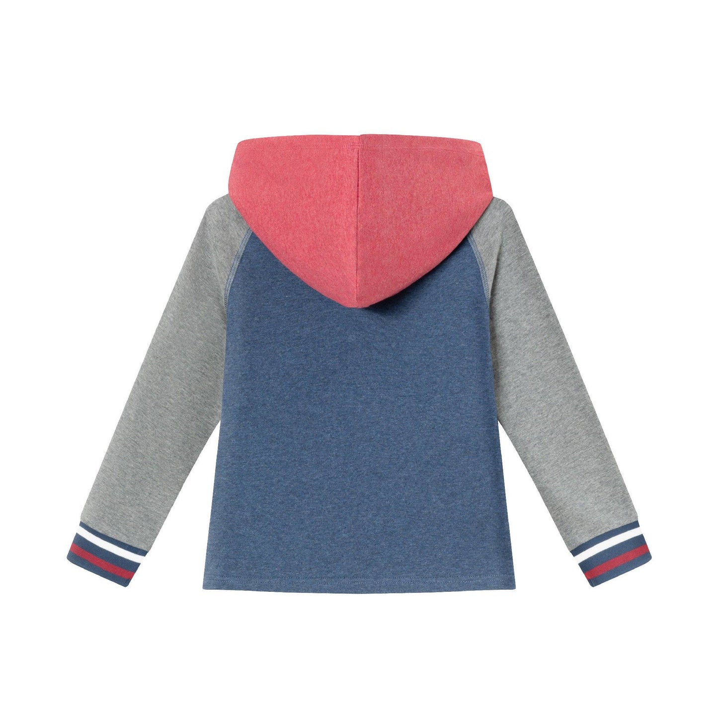 Hooded Colorblocked Jersey Tee