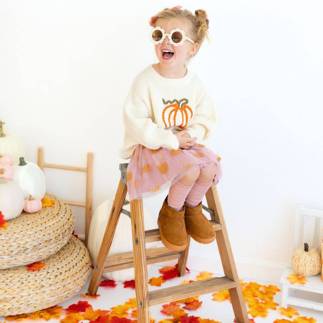 Pumpkin Yarn Knit Sweater