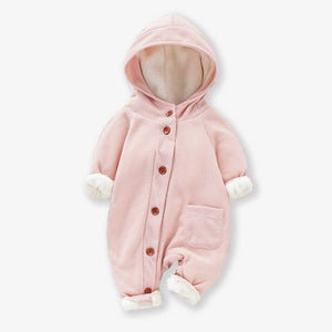 Hooded Waffle Jumpsuit