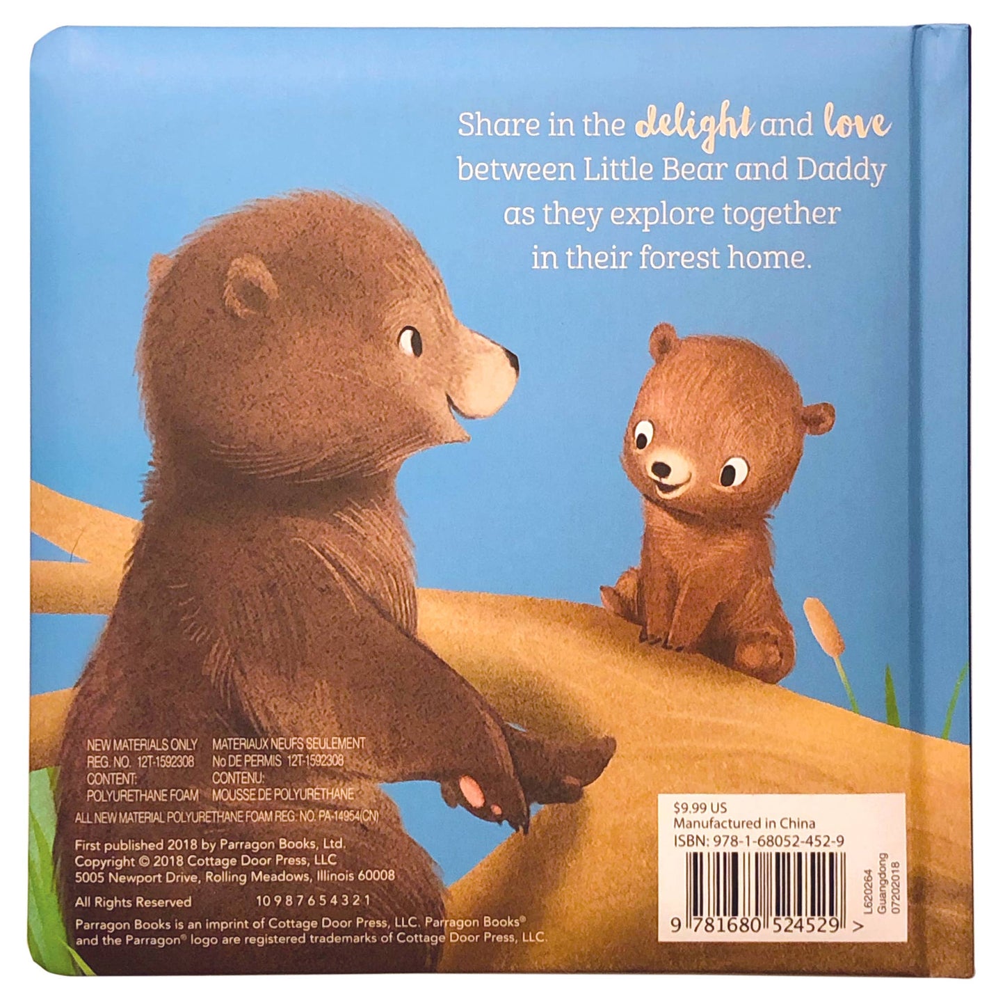 Daddy and Me Keepsake Padded Board Book (Father's Day)