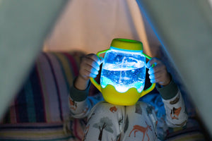 Yellow Sensory Play Jar