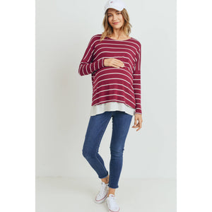 Double Layer Maternity Nursing Top