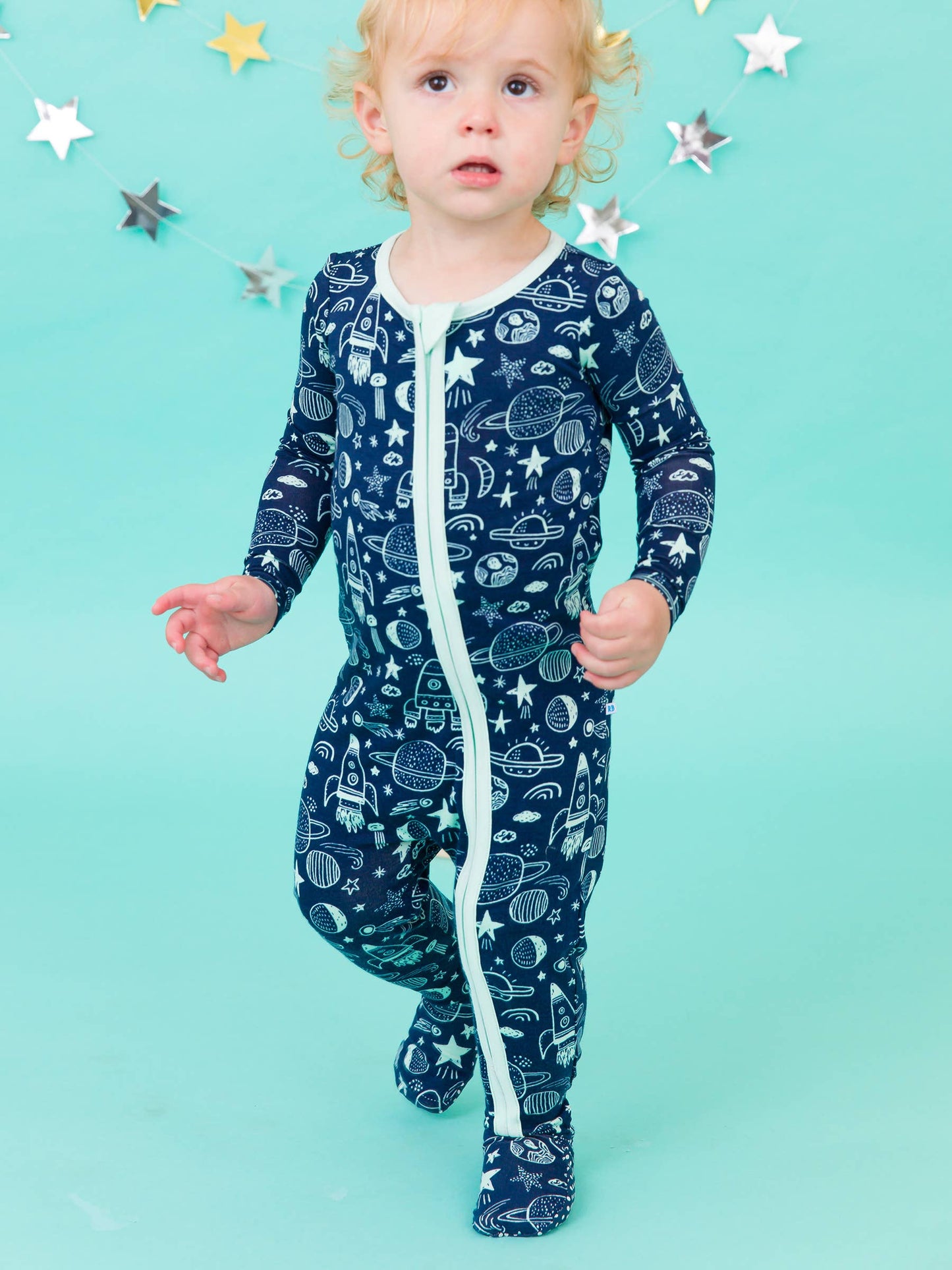 Blast Off Bamboo Footed Pajama