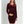 Load image into Gallery viewer, Burgundy Velvet Surplice Neck Front Pleat Maternity Dress
