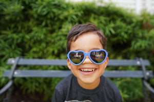 True Blue Hearts Kid and Baby Sunglasses