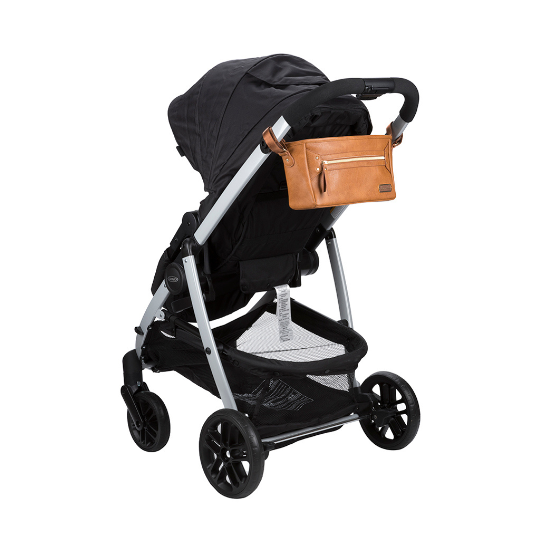 Cognac Travel Stroller + Wagon Caddy