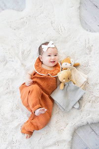 Bear Organic Cotton Muslin Lovey