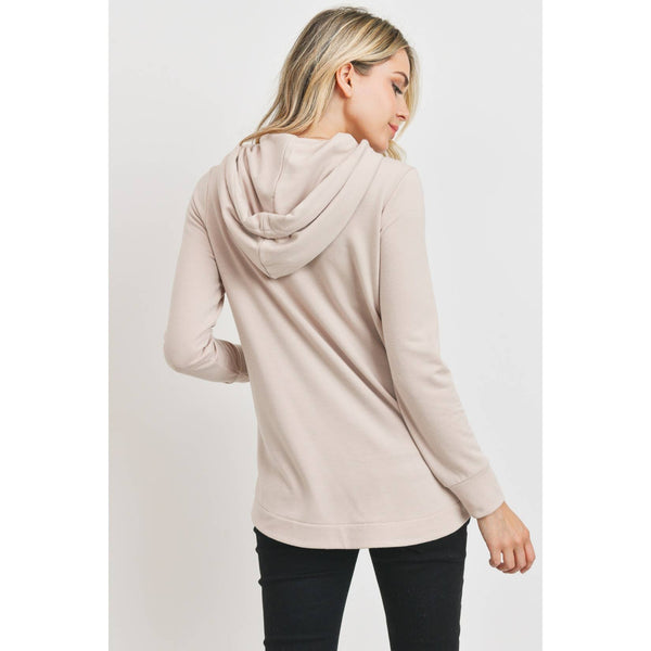 French Terry Half Zip Maternity Nursing Hoodie – Mama and Me